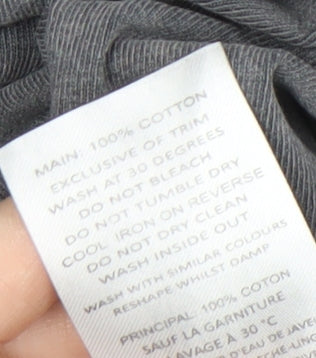 boohoo Women's Grey Relaxed T-Shirt, Size 18