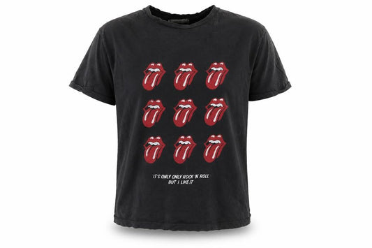 MNG Men's Black XS Rock Graphic T-Shirt