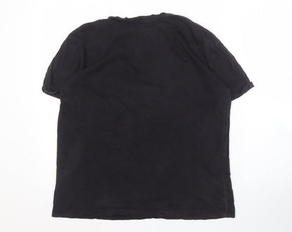 MNG Men's Black XS Rock Graphic T-Shirt