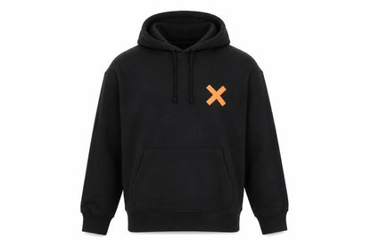 Collusion Unisex Black Logo Hoodie, Size S