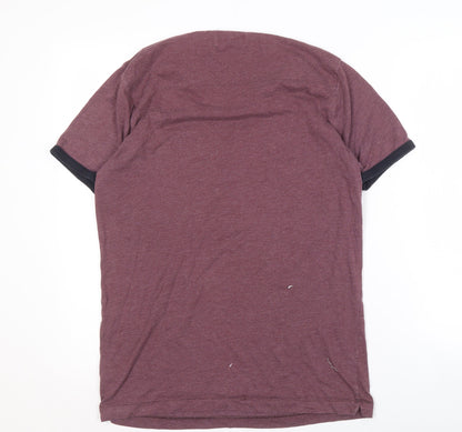 Mens UK Size L French Connection Purple  T-Shirt