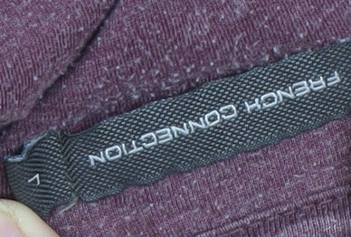 Mens UK Size L French Connection Purple  T-Shirt