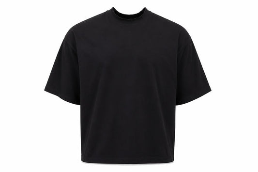 Front view of ASOS Men's Black Graphic T-Shirt L