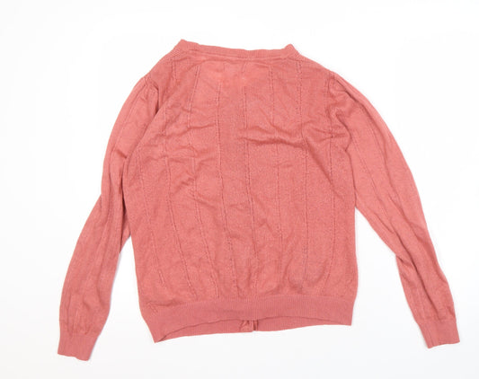 Joe Browns Women's Pink Floral Cardigan Size 14