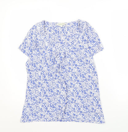 Womens UK Size 10 RJR John Rocha Blue Basic Blouse