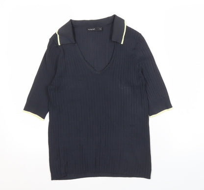 Womens UK Size 10 Marks and Spencer Black  Polo