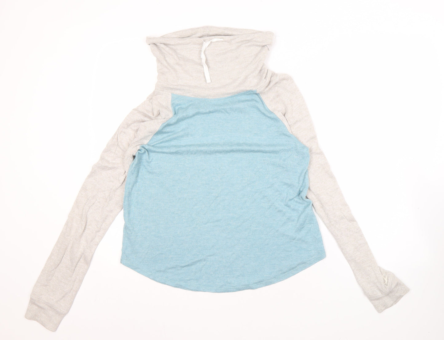 Hollister Women's Blue Pullover Hoodie M