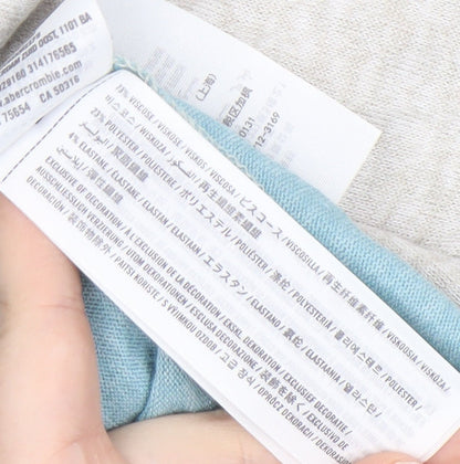 Hollister Women's Blue Pullover Hoodie M