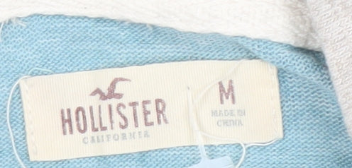Hollister Women's Blue Pullover Hoodie M