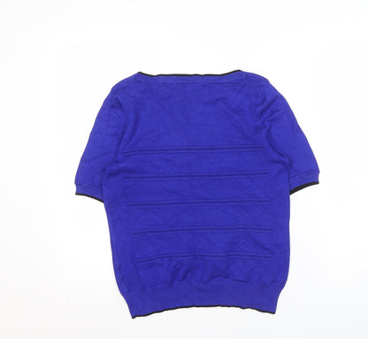 Womens UK Size 14 principles by ben de lisi Blue Pullover Jumper