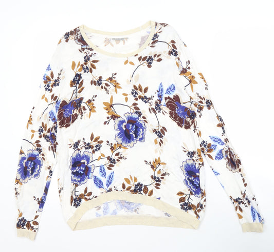Womens UK Size XL Fransa Multicoloured Pullover Jumper
