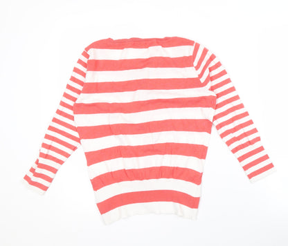 Womens UK Size 14 NEXT Red Cardigan Jumper