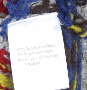 Frederik Anderson Men's Multicoloured Fair Isle Jumper - M