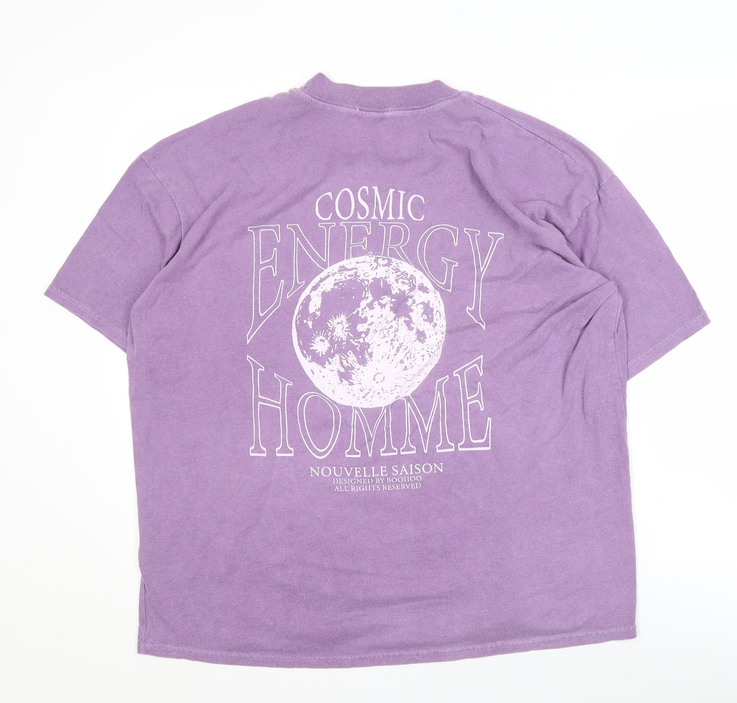 Mens UK Size M boohooMAN Purple  T-Shirt