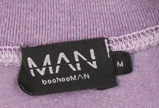 Mens UK Size M boohooMAN Purple  T-Shirt