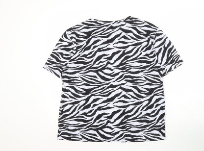 Marks & Spencer Women's Zebra Print T-Shirt Size 12