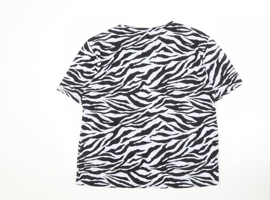Marks & Spencer Women's Zebra Print T-Shirt Size 12