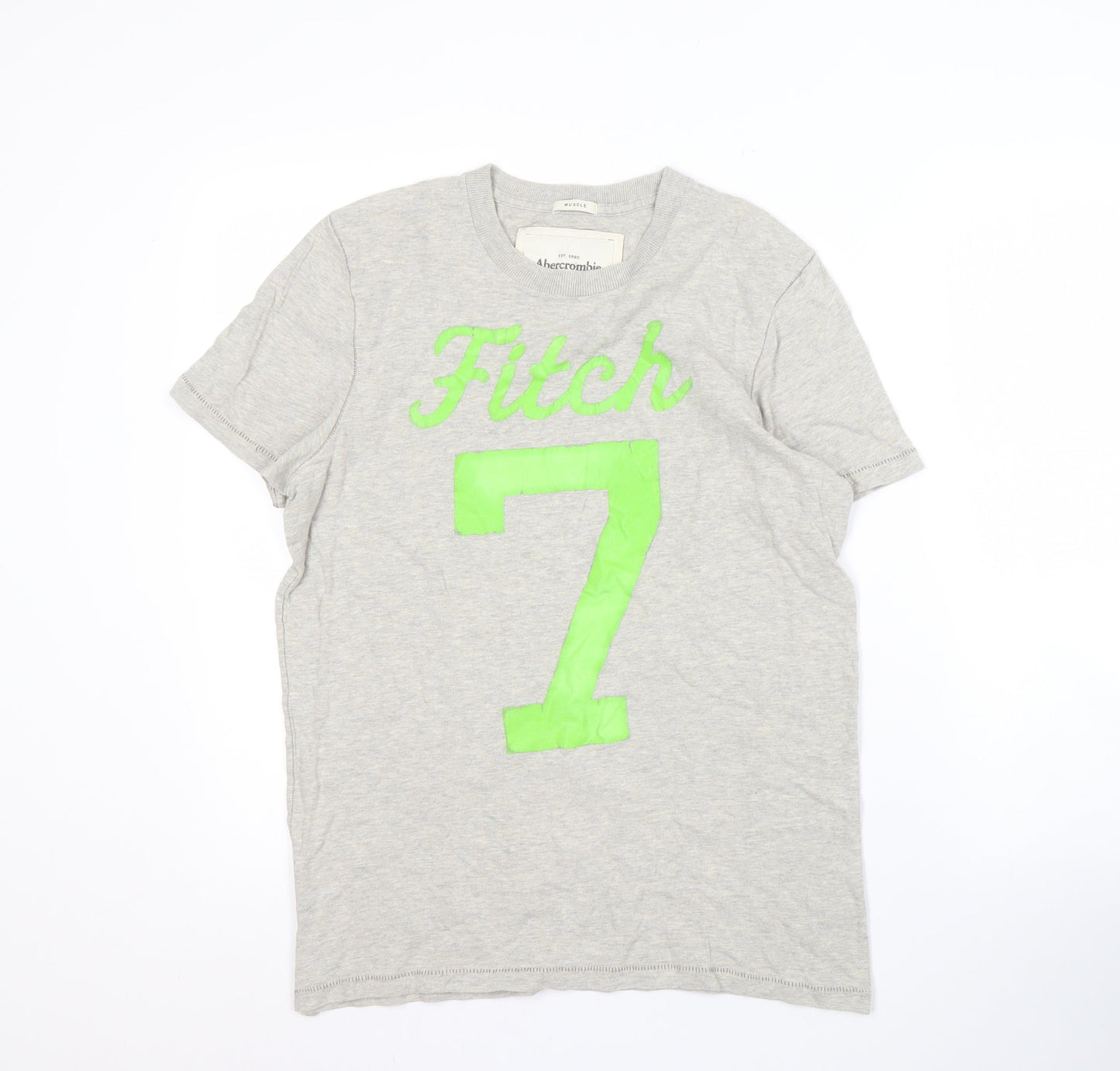 Abercrombie & Fitch Grey T-Shirt S Men's Graphic