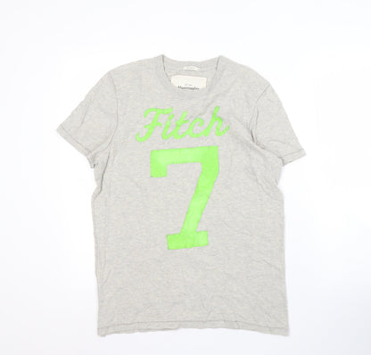 Abercrombie & Fitch Grey T-Shirt S Men's Graphic
