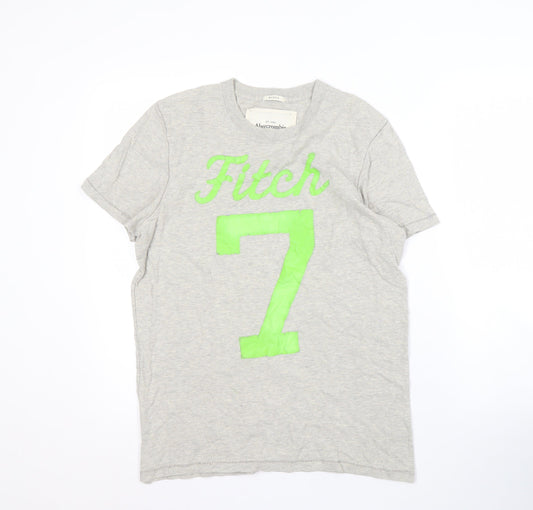 Abercrombie & Fitch Grey T-Shirt S Men's Graphic