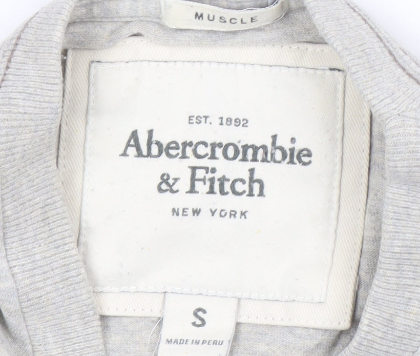 Abercrombie & Fitch Grey T-Shirt S Men's Graphic
