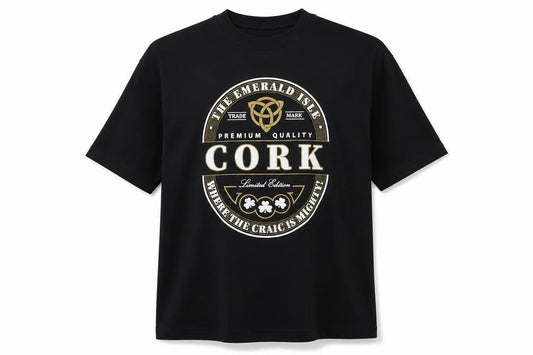 Traditional Craftwear Men's Black T-Shirt L Relaxed Fit