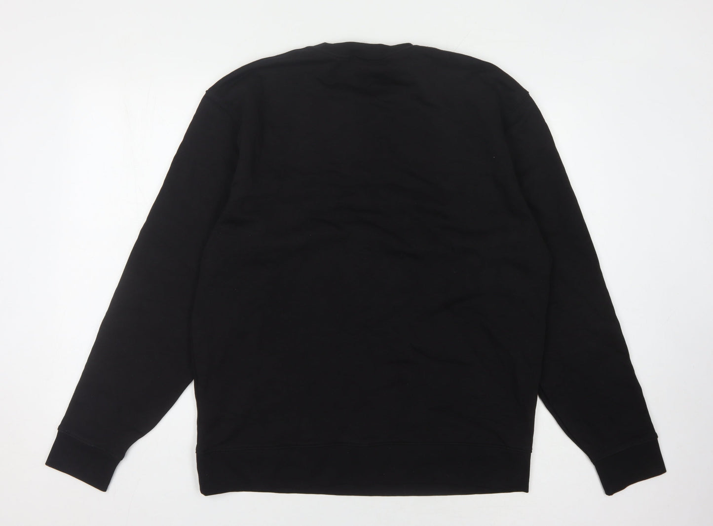 Mens UK Size XL Russell Black Pullover Sweatshirt