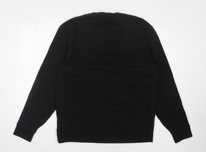 Mens UK Size XL Russell Black Pullover Sweatshirt