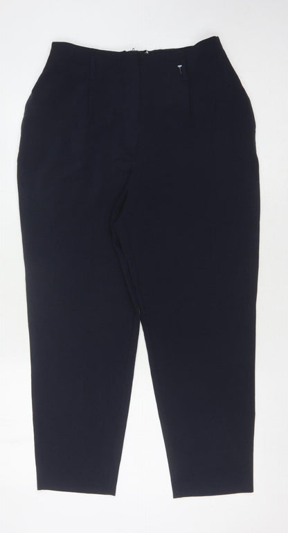 Womens UK Size 12 Warehouse   Black Trousers