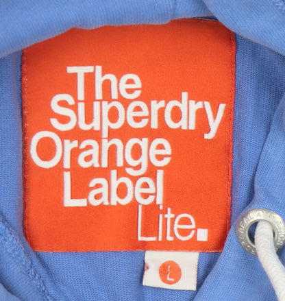 Superdry Women's Blue Pullover Hoodie Size L