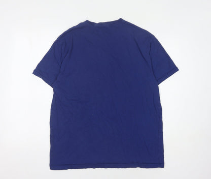 Ralph Lauren Men's Blue L Classic Fit Logo T-Shirt