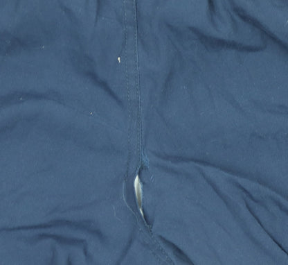 Fila Men's Blue Windbreaker Trousers, 2XL, Elastic Waist