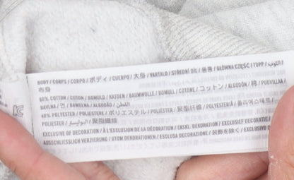 Hollister Women’s Grey Pullover Hoodie, Size S