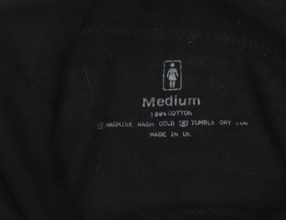 Mens UK Size M Unknown Black Pullover Hoodie