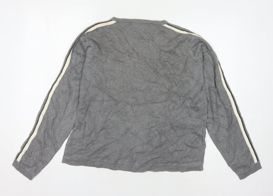 Tommy Hilfiger Men's Grey Jumper M Logo Casual