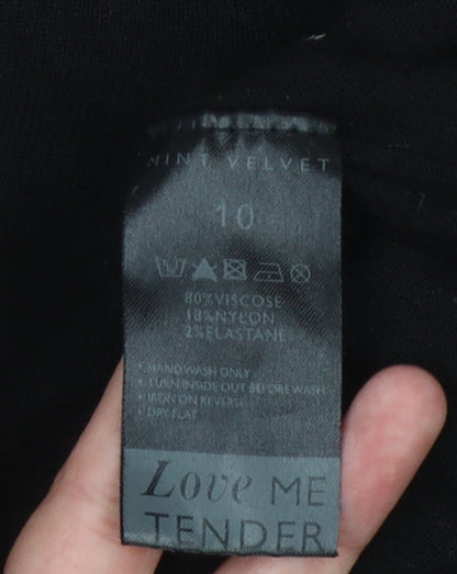 Mint Velvet Black Dress Size 10 for Women