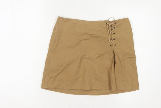 Womens UK Size 14 United Colors of Benetton Mini  Skirt