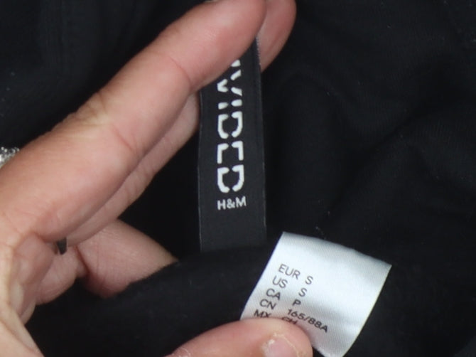 H&M Women's Black Pullover Hoodie Size 8