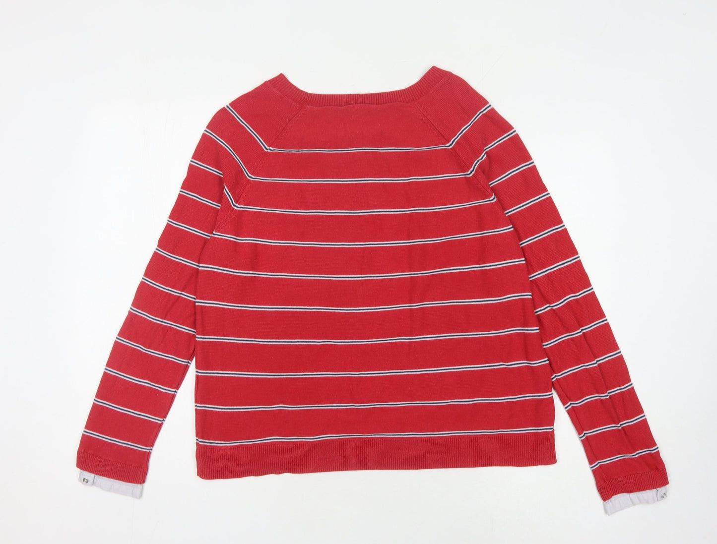 Womens UK Size L Esprit Red Pullover Jumper