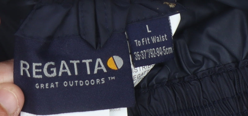 Regatta Men's Blue Rain Trousers L