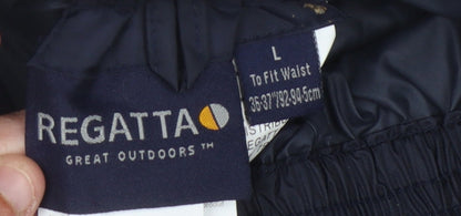 Regatta Men's Blue Rain Trousers L