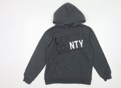 Majestic Athletic Men's Grey Pullover Hoodie, Size 28