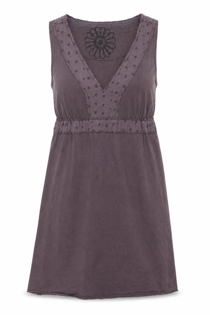 FatFace Women's Brown A-Line Sleeveless Dress Size 10