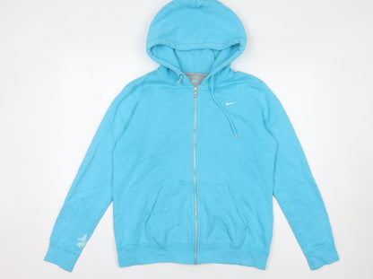 Nike Women's Blue Full Zip Hoodie L