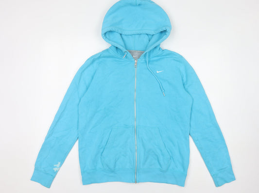 Nike Women's Blue Full Zip Hoodie L