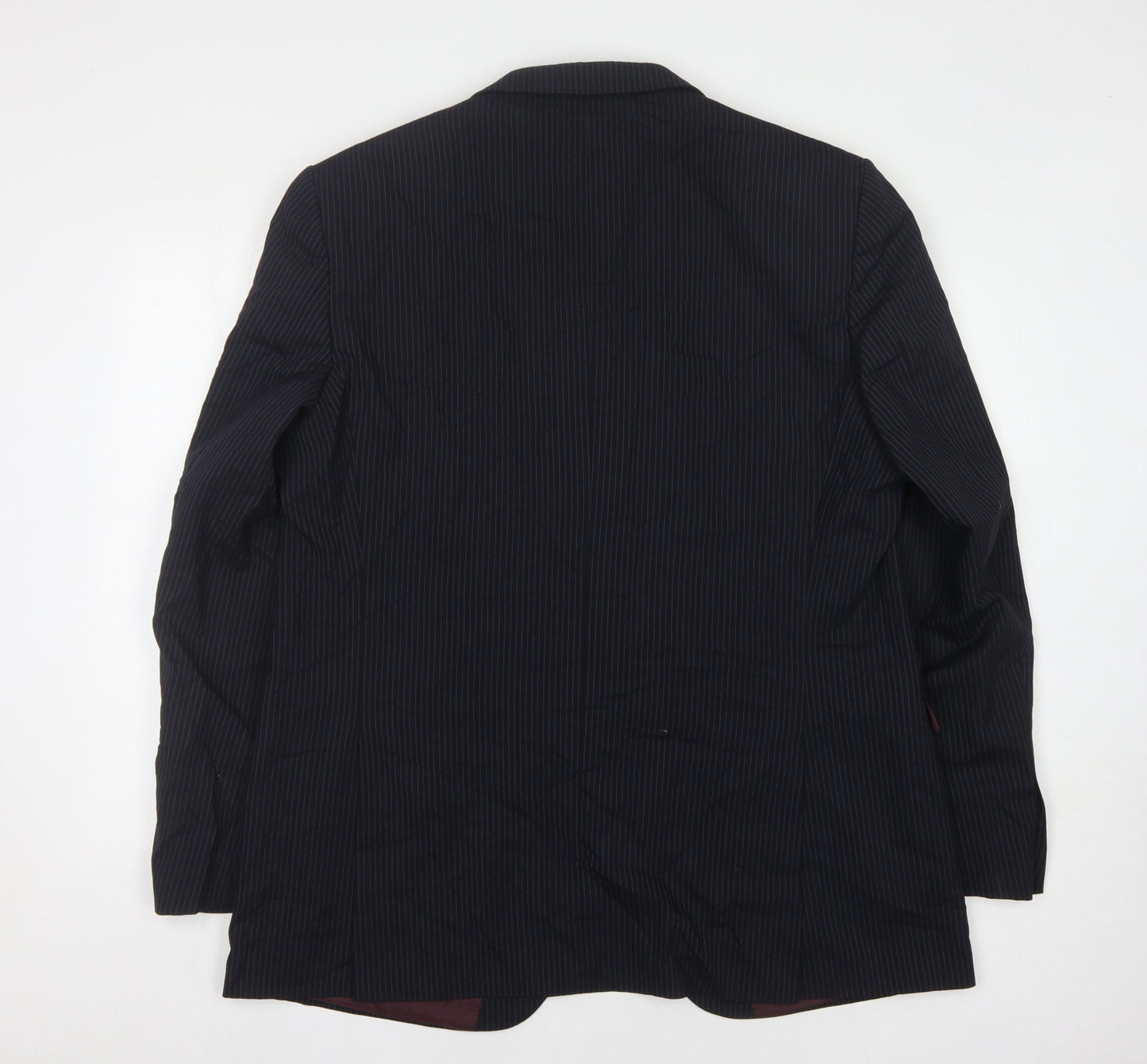 Marks and Spencer Men's Navy Pinstripe Blazer 46 L