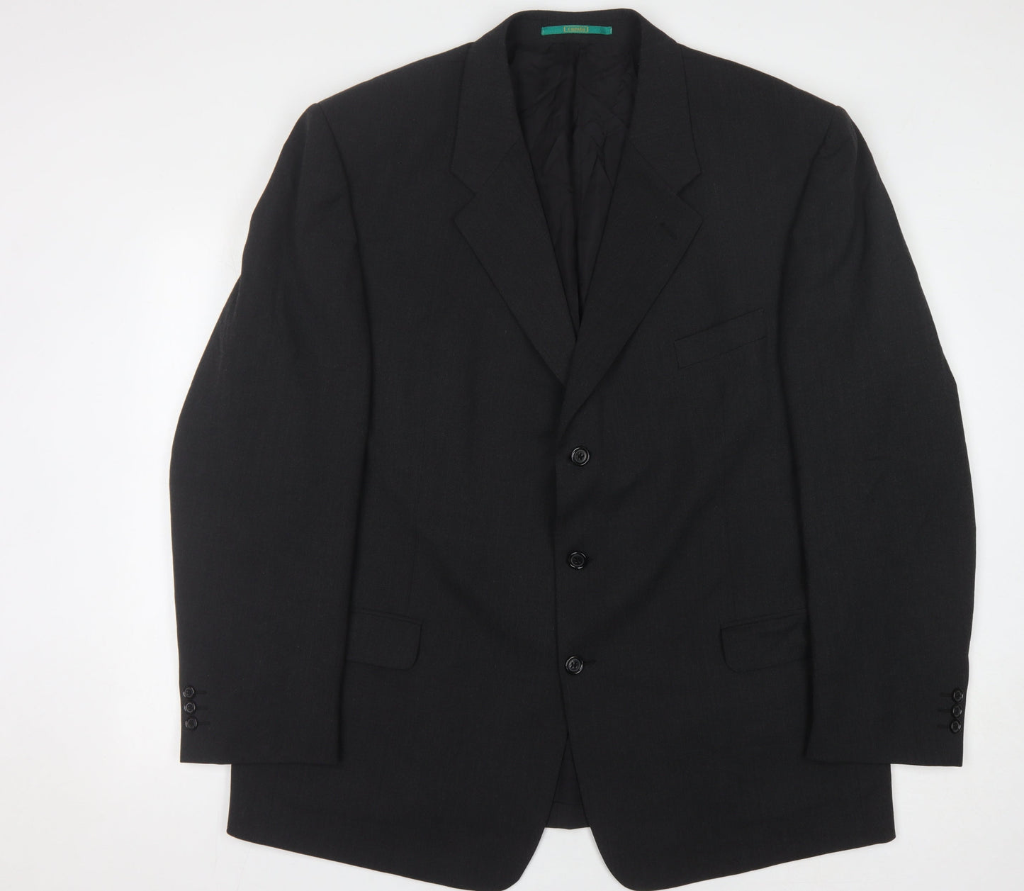 Mens UK Size 46 C&A Regular Black Suit Jacket