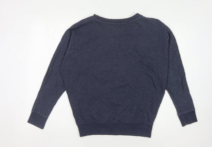 Russell Athletic Unisex Blue L Pullover Sweatshirt