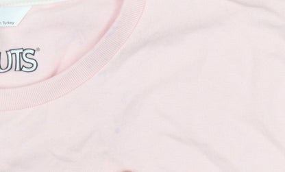Marks and Spencer Girls' Pink Peanuts Sweatshirt 11-12 Years