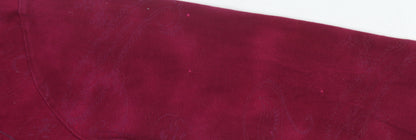 Womens UK Size 18 Style by EWM Red Basic T-Shirt